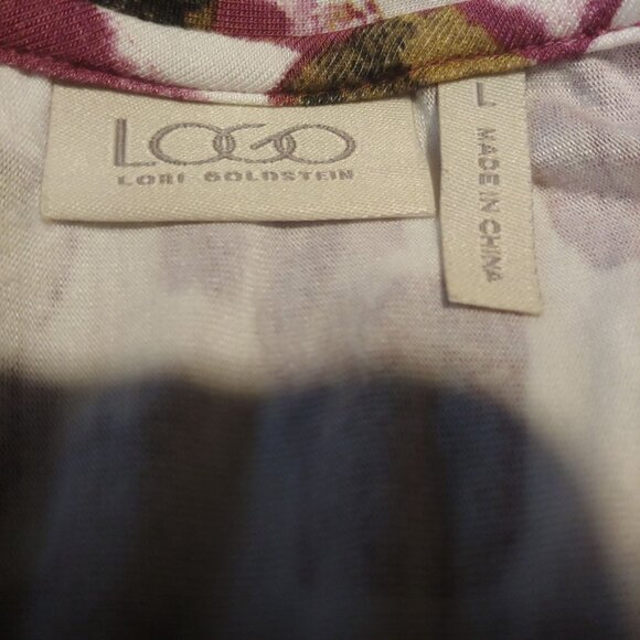 Logo by Lori Goldstein Paint Brush Purple Lace Boho Fairy Top L - Picture 10 of 11